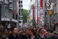 A crowded comercial street in Koln.<p></p>