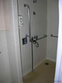 For those that could still bathe themselves we have a shower with hand rails.